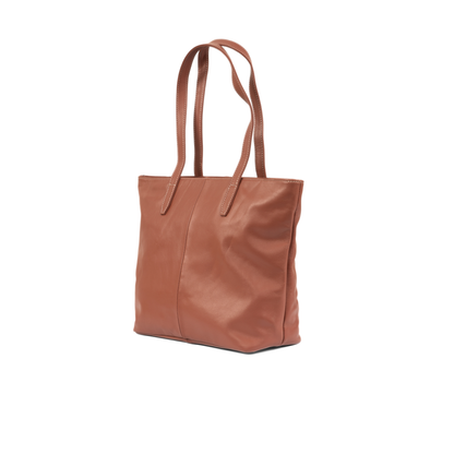Aura Classic Tote Leather Bag - Maroon