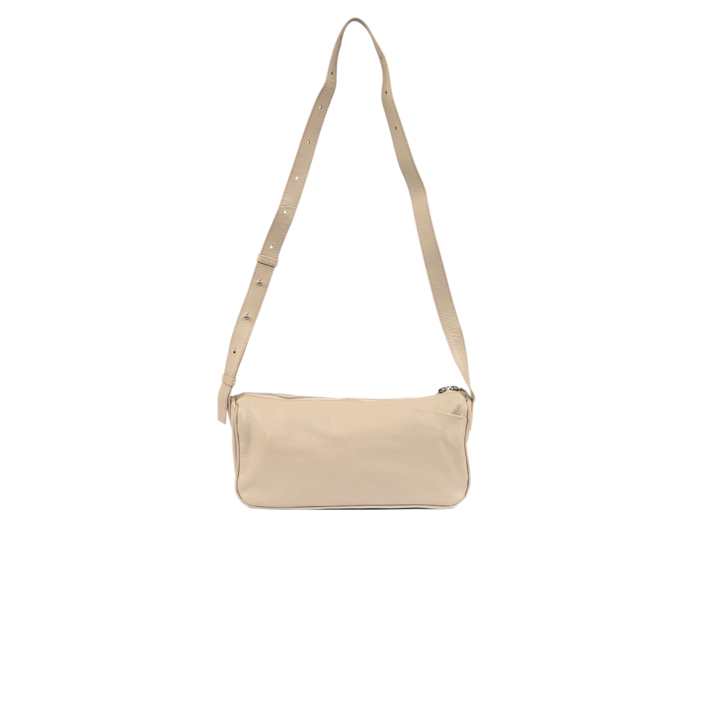 Urban Mist Grey Crossbody Leather Bag