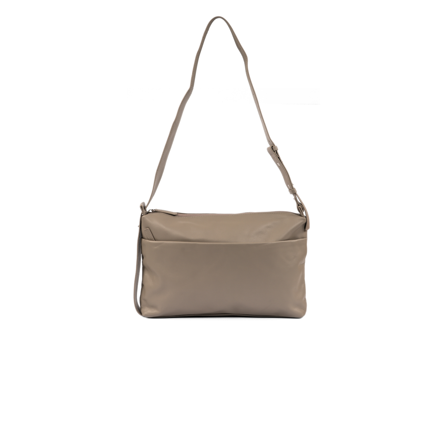 Urban Grey Leather Bag