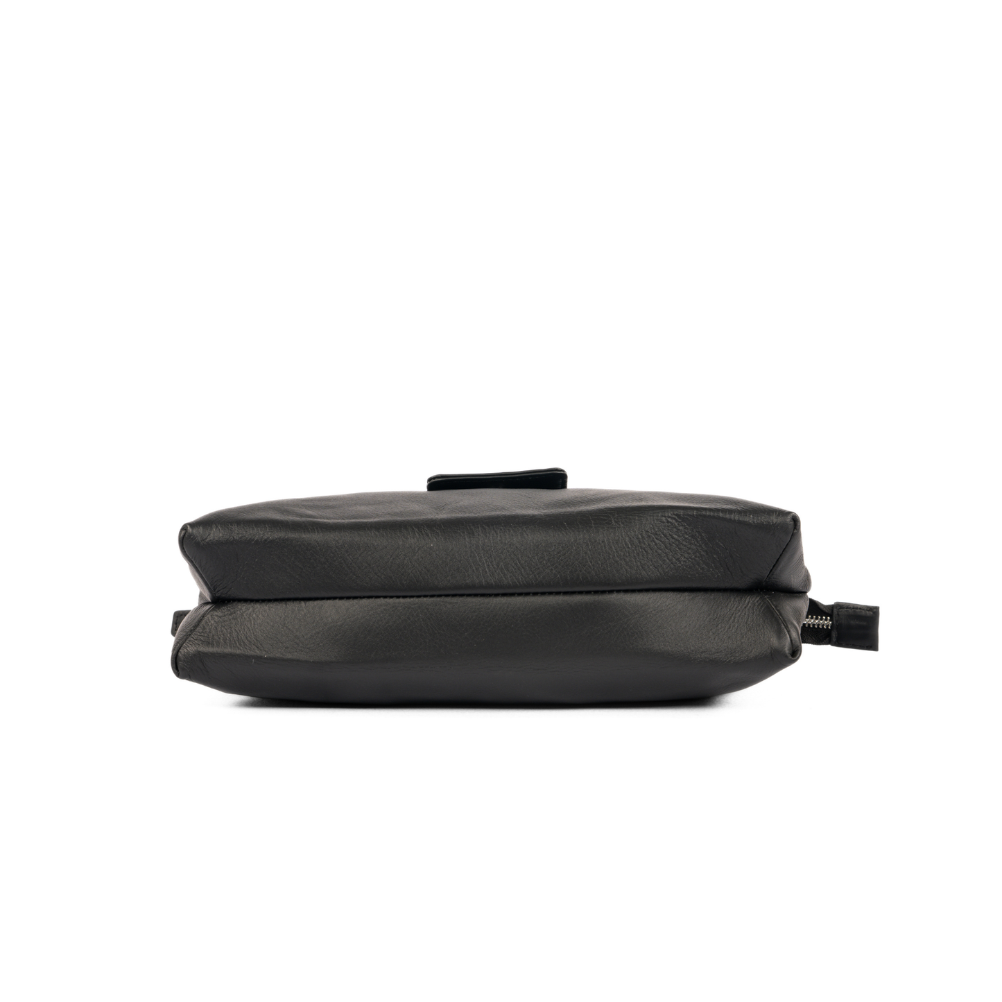 Midnight Grace Black Leather Clutch