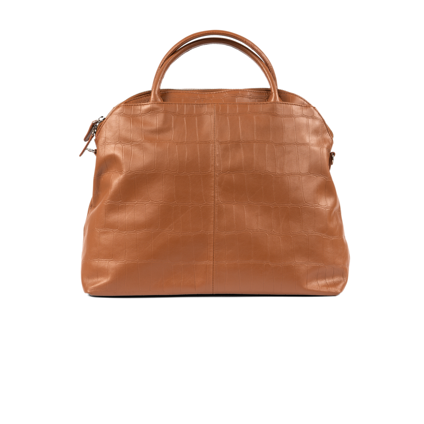 Classic Aura Brown Leather Tote