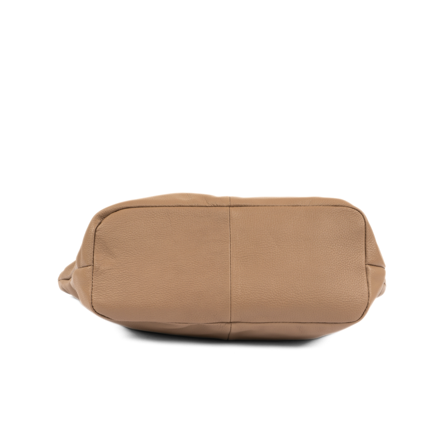 Aura Classic Tote Leather Bag - Grey