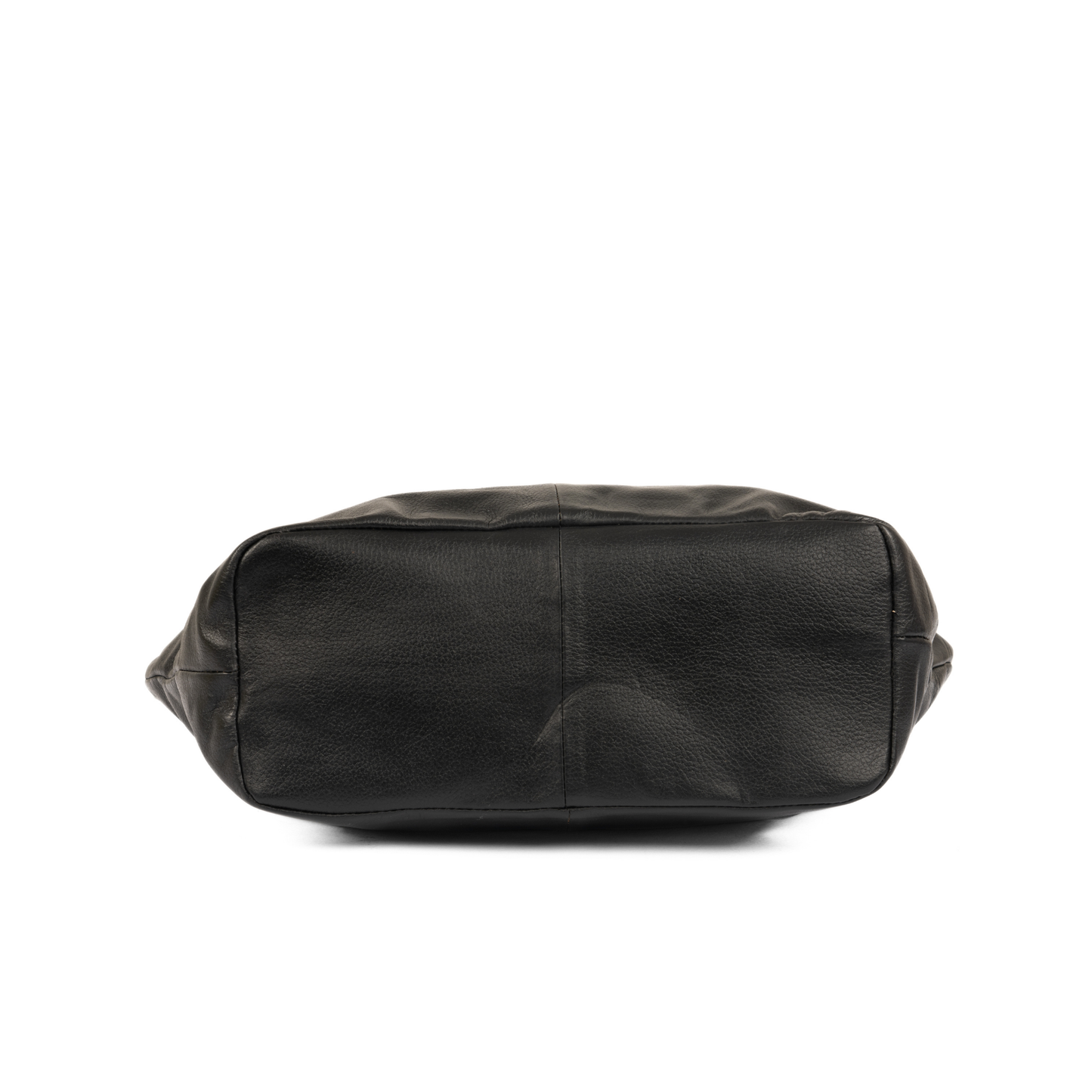 Aura Classic Tote Leather Bag - Black