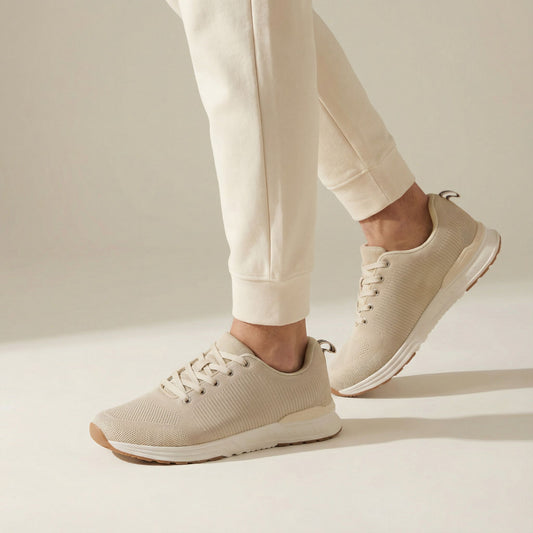 Men's Sports Shoes - Beige