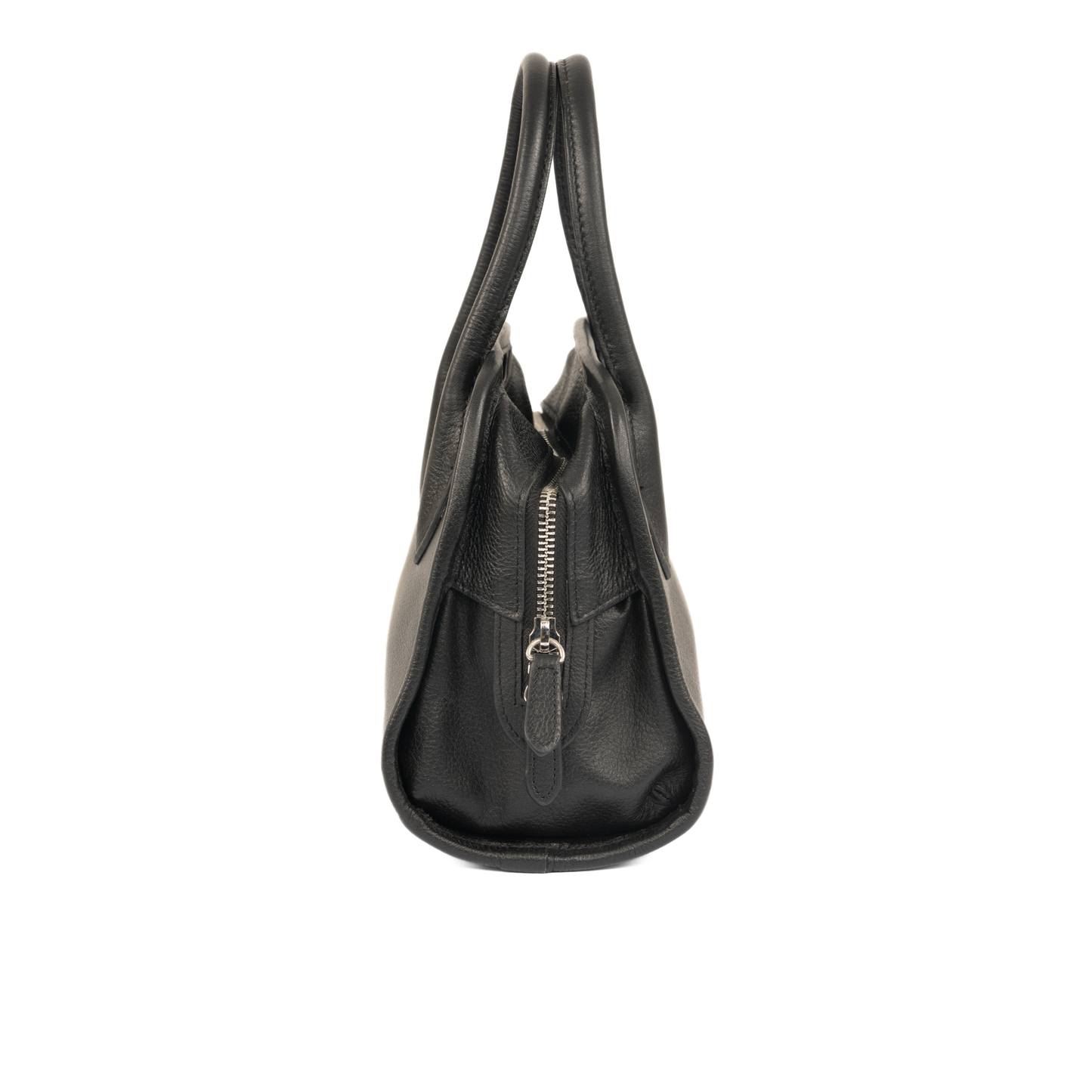 OPHELIA Leather Handbag - Black