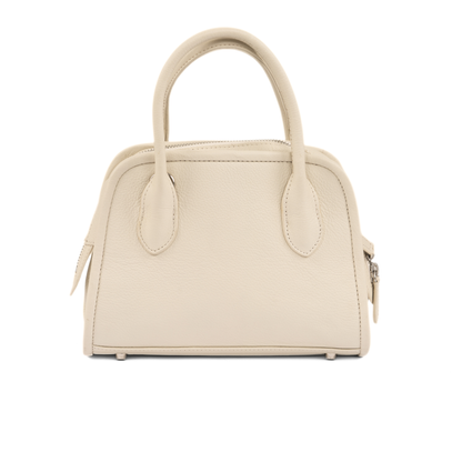 OPHELIA Leather Handbag - Off White