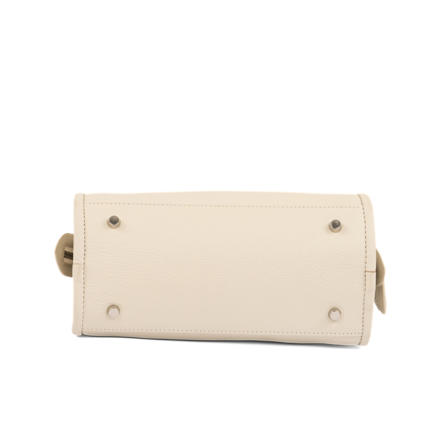 OPHELIA Leather Handbag - Off White