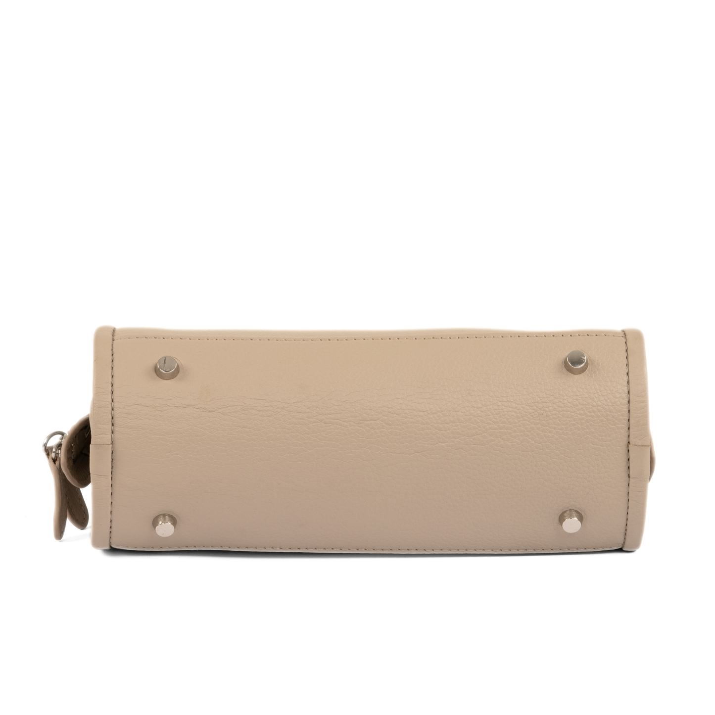 OPHELIA Leather Handbag - Grey