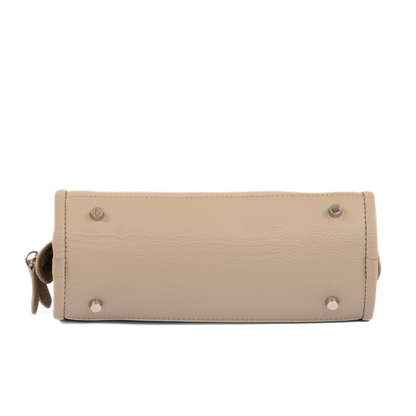 OPHELIA Leather Handbag - Grey