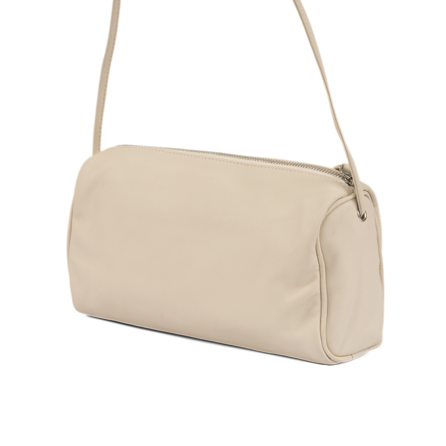 Ivory Mini Leather Crossbody
