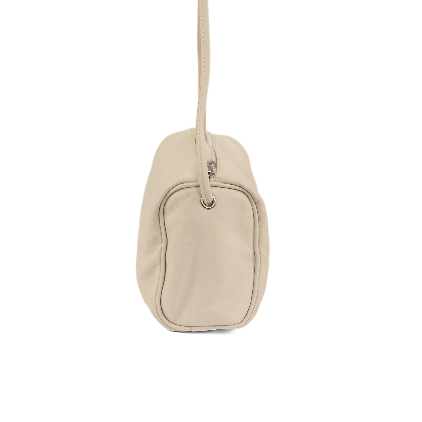 Ivory Mini Leather Crossbody