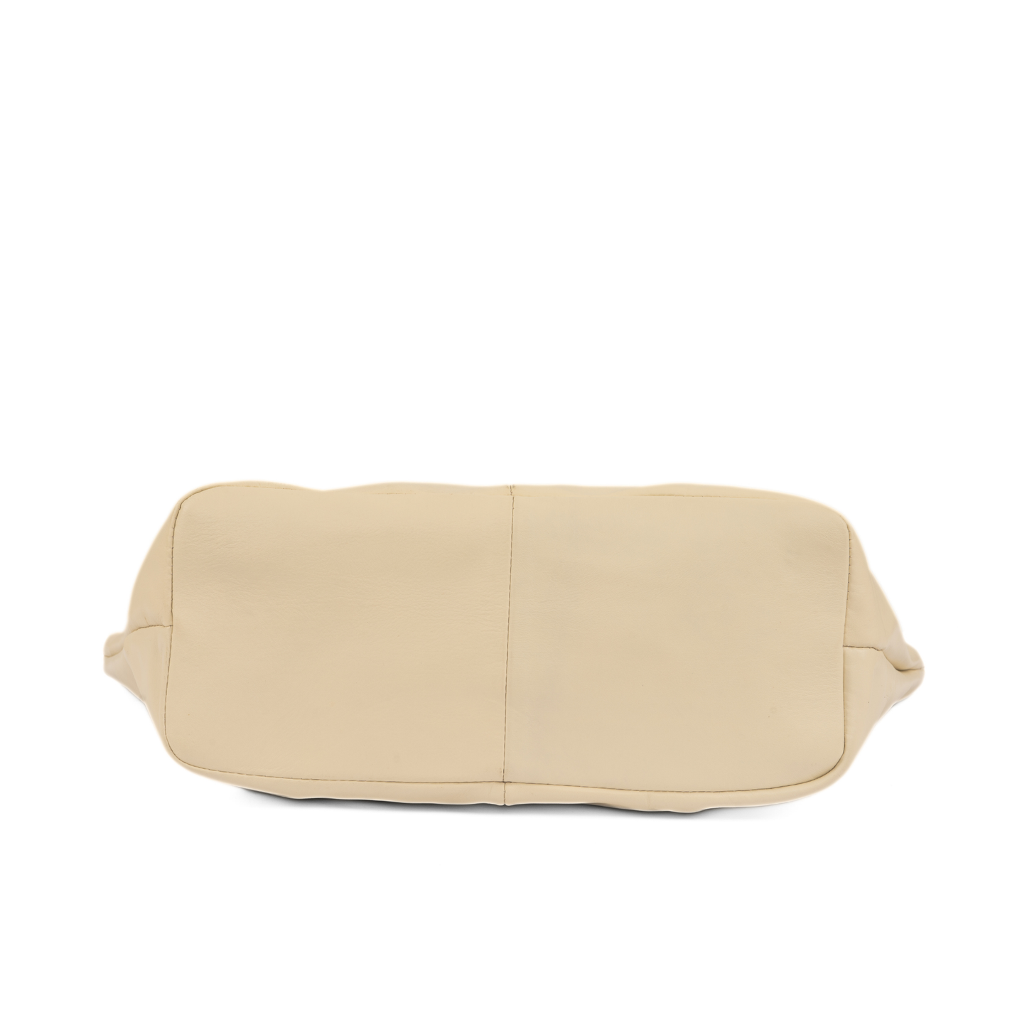 Aura Classic Tote Leather Bag - White