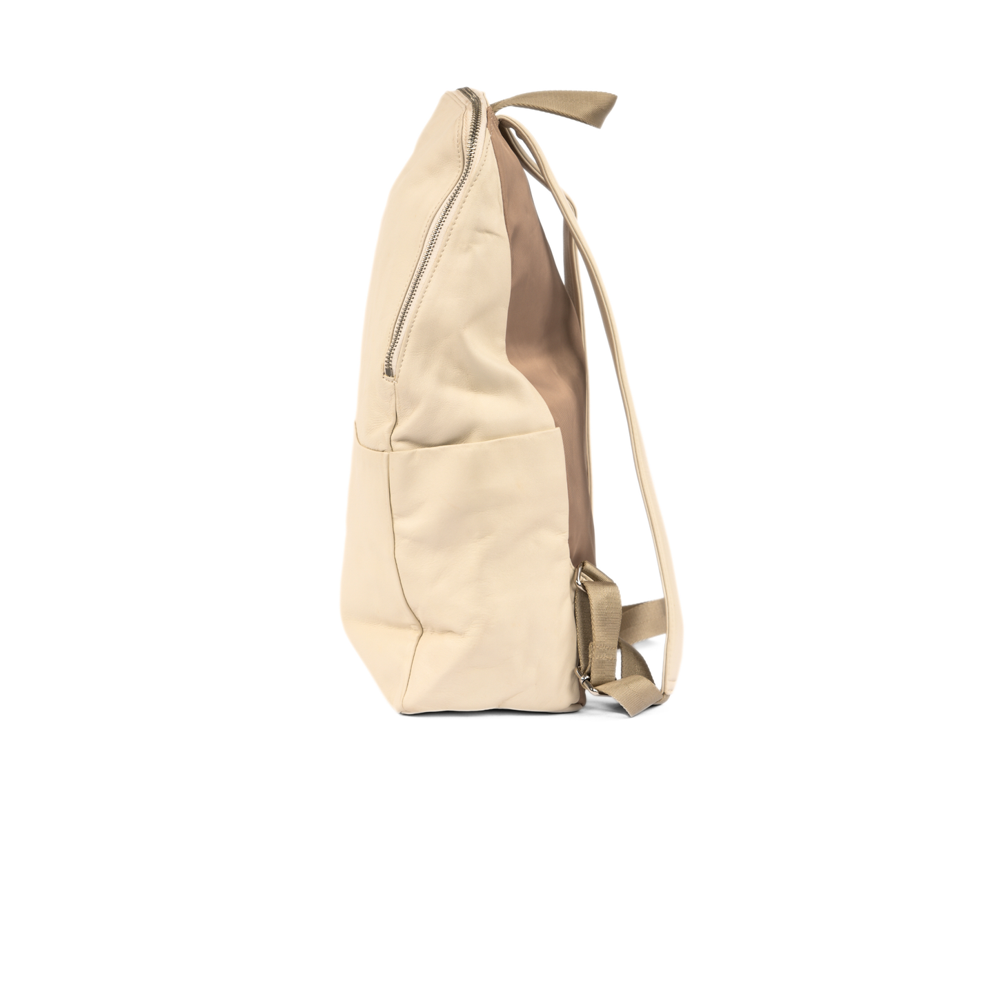 Ivory Charm Leather Backpack