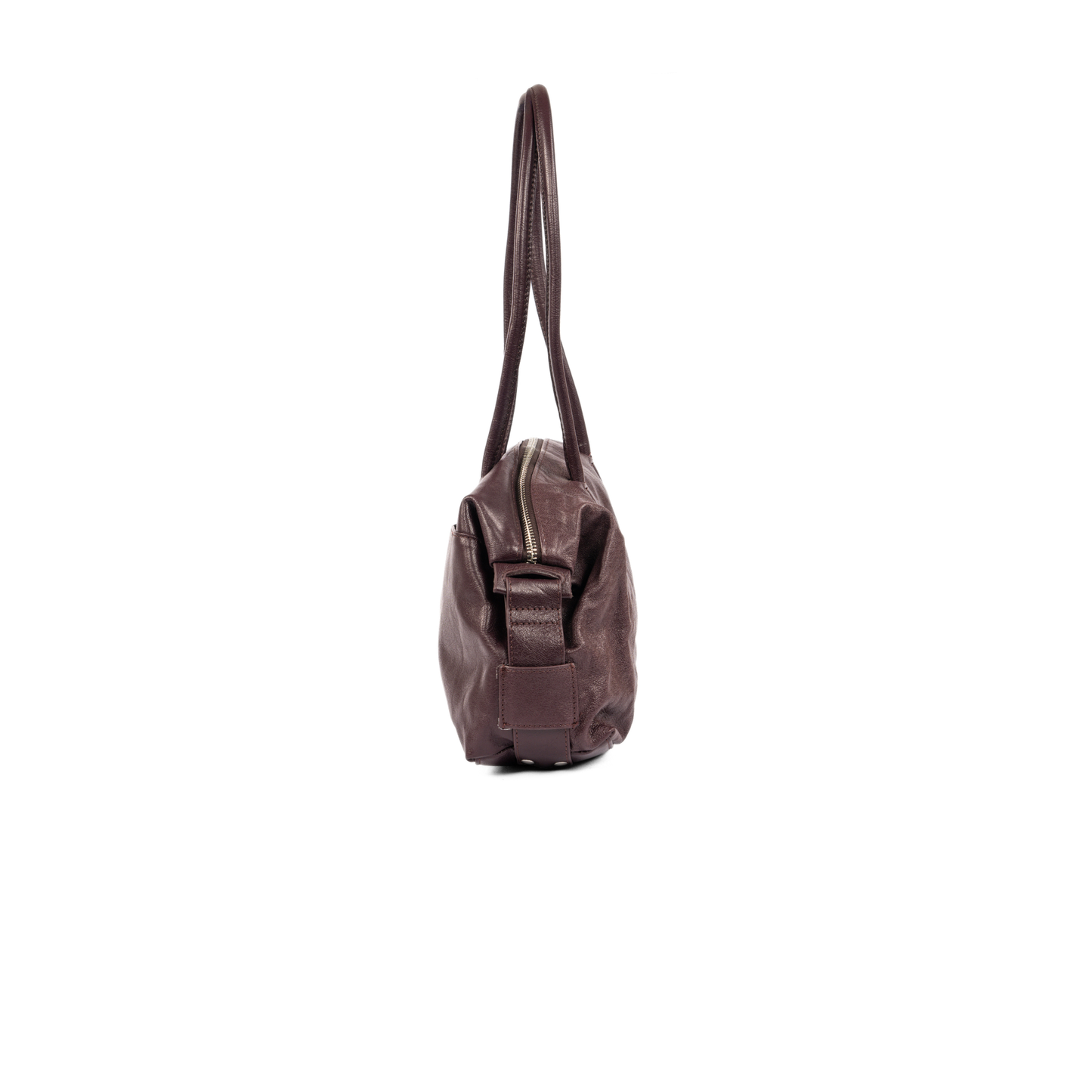 Maroon Velvet Shoulder Bag