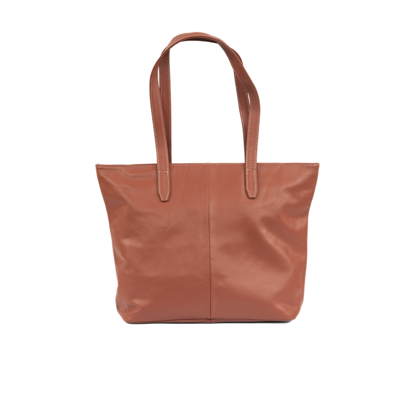 Aura Classic Tote Leather Bag - Maroon