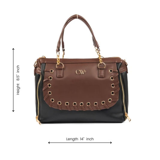 Velvet Edge Handbag