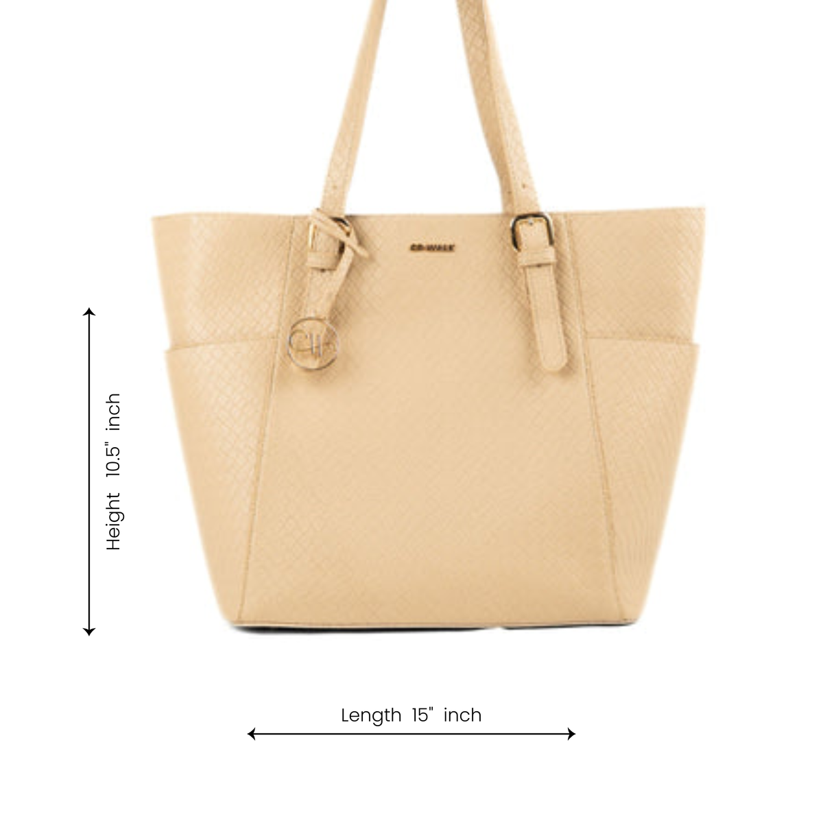 Beige Belle Tote Bag