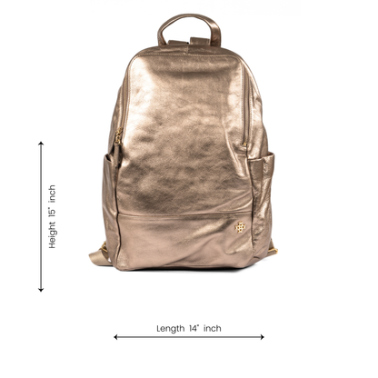Aurelia Luxe Leather Backpack