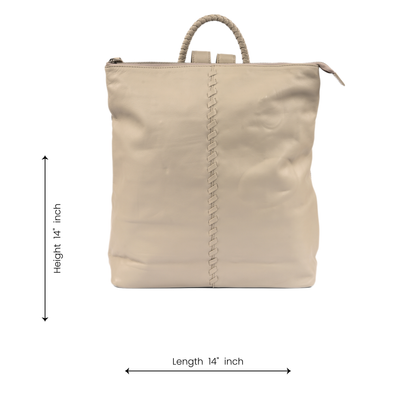 Nordic Soft Minimal Leather Backpack