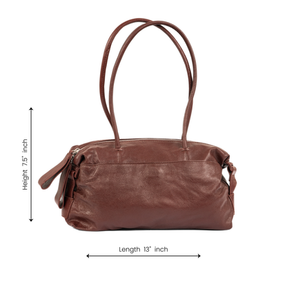 Wine Elegance Ladies Leather Bag